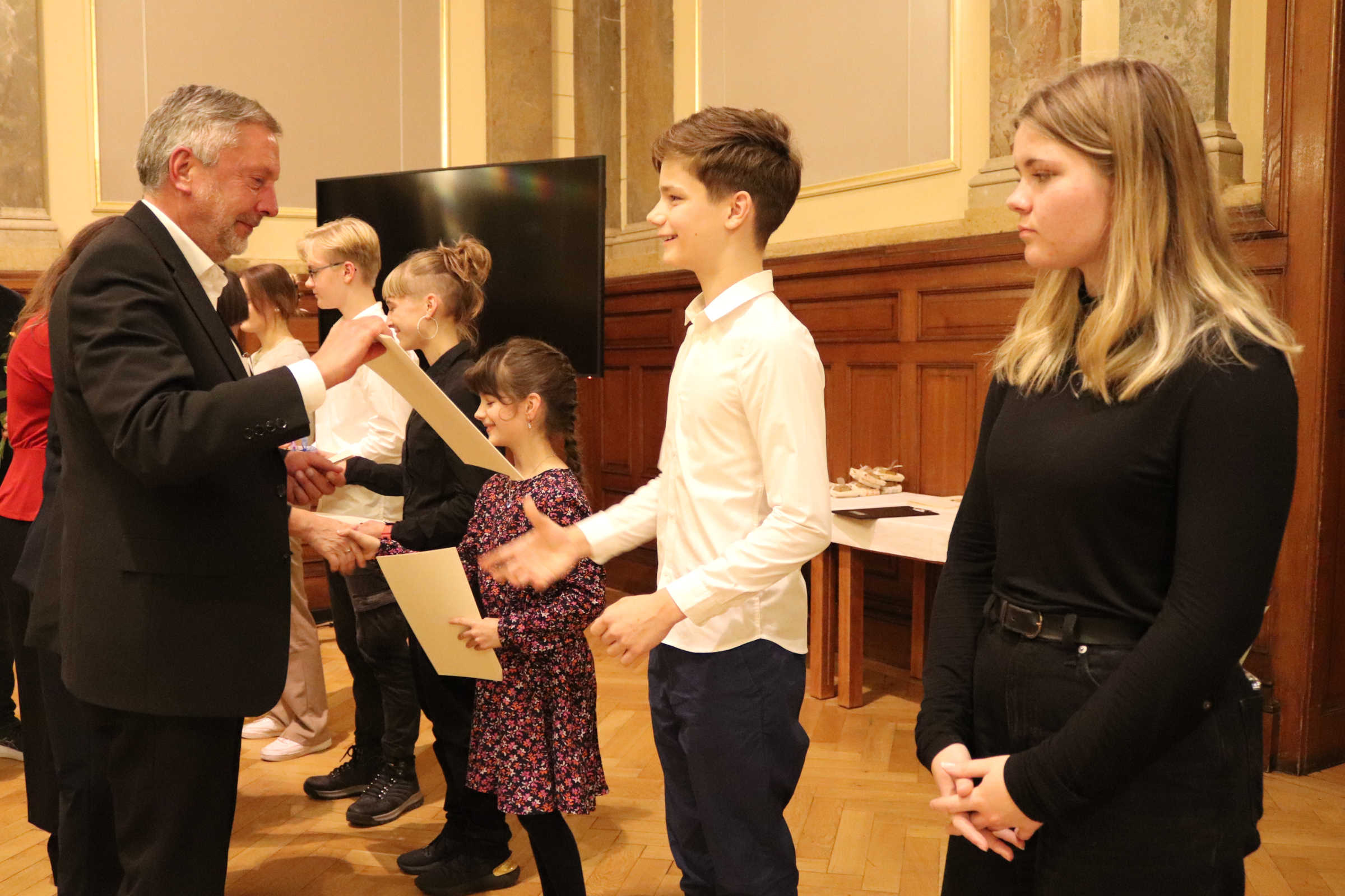 Ehrung der besten Nachwuchs­musiker des Altenburger Landes, 24.10.2024, Landschaftsaal, Landratsamt Altenburger Land